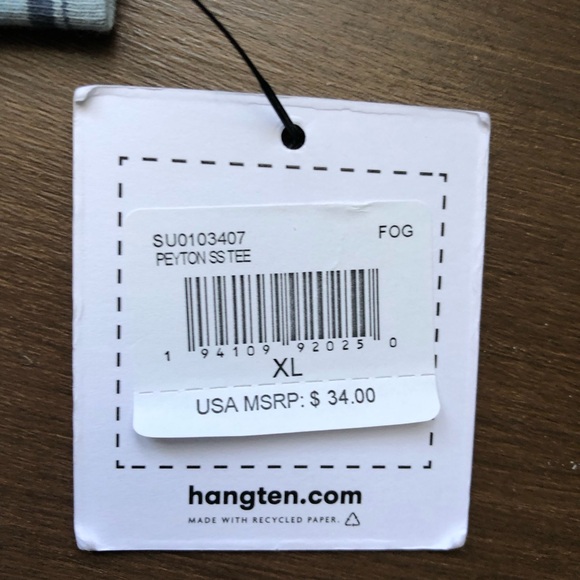 Hang Ten new with tags XL striped shirt - Picture 3 of 4